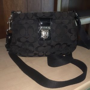 Classic black Coach purse